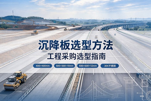 鸡东沉降板选择方法